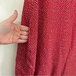 Hobbs London Red White Cap Sleeve Shift Dress 8 Photo 3