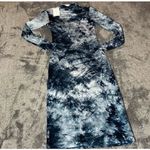 Lovers + Friends NWT  Midi Blue & White Tie Dye Dress ( S‎ ) Photo 1