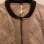 Free People Linear Quilted Bomber Jacket Size Small In Blush Photo 3