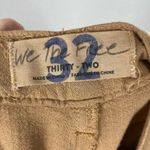 Free People  Faded Love Tan Linen Blend Trouser Pants Photo 6