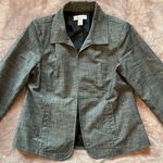 Christopher & Banks Christopher‎ & Banks Blazer Jacket Long Sleeve Woman's Gray Size Small Photo 0