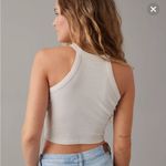 American Eagle AE Cropped High-Neck Ramones Graphic Tank Top Photo 2