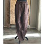 NWT B'Gauze Women's Size L/XL Brown 100% Cotton Pants Elastic Waist Size L Photo 1