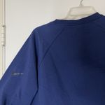 Nike blue crew neck pullover cropped long sleeve sweatshirt size Small Photo 5