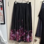 💖 Fairycore Whimsygoth Fantasy! Black Tulle Maxi Skirt Size L Photo 2