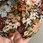 ZARA  Women’s Multicolor Floral Microfiber Belted Mini
Skirt Cottage Grandma XS Photo 4