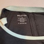 Peloton Tank Top Womens M Gray Teal Athletic Sleeveless Split Back Activewear # Photo 5