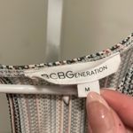 BCBGeneration Striped V-Neck Romper Women Medium Bohemian Prep Casual Festival Photo 2