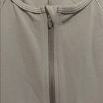 Aritzia TNAction Breathe Icon Romper Zippered High Neck Taupe Size Small Tan Photo 10
