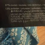 ZARA The Carly Blue & White Floral Printed Button-Up Flounce Mini Dress Medium Photo 12