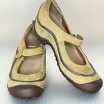 Merrell  Ortholite Plaza Emme Smoke Taupe Suede Leather Mary Jane Women’s Size 10 Photo 0