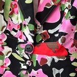 Insight Floral Print Single Button Peplum Style Blazer Size 6 Office Career Pink Photo 1