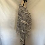 Dolce Cabo Fringe Cardigan Womens Sweater Sz Large Boho Western Festival Cottage Black Photo 3