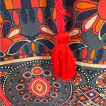 Urban Coco  bohemian tie neck print ethnic style shift dress size small Photo 5