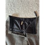 Topshop  Black/White Plaid Pants‎ With Bottom Tassle Size S Photo 2