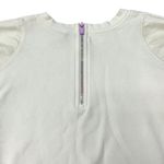 Nike | 2XL | Opal Fleece Pearl Sleeve Swoosh Graphic Crewneck Cropped Sweatshirt Photo 6