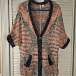 Moth‎ Anthropologie Womens Carrefour Jacquard Cardigan Sweater Medium Photo 0