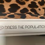 Dress the Population Zherra Leopard Cowl Neck Dress Photo 5