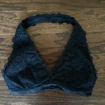 Gilly Hicks  Bralette Lace Black Halter Photo 0