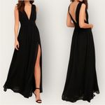 Lulus Lulu’s Heavenly Hues Maxi Dress Black Size Small Photo 1