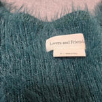 Lovers + Friends  Green Super Soft Knit Sweater Photo 4