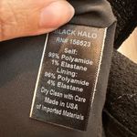 Black Halo  Flared Chic Black Party Cocktail Mini Skirt with Ruffle Hem Size 2 XS Photo 6