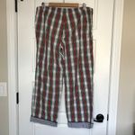 Vineyard Vines  Plaid Pajama Pants Women's Medium 100% Cotton Holiday‎ Loungewear Photo 2