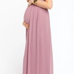 Show Me Your Mumu NWT June Maxi Bridesmaid Dress in Antique Rose Chiffon Photo 2