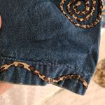 New Direction Vintage 90s blue denim jacket nature leaf embroidered
size large
Photo 5