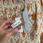 Sanctuary Elle Boho Dress Orange & Cream Print Size small NWT Photo 2