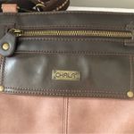 Chala Gemini Messenger Crossbody Bag Vegan Leather Minimalist Dusty Rose Pink Photo 1