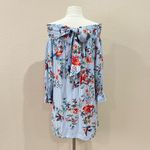 Soprano  Bird Floral Off Shoulder Striped Dress Size XS Photo 8
