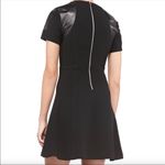 Rebecca Taylor  LEATHER PANEL DRESS Photo 1