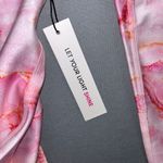 Terez  Leggings Rose Quartz Marble Capri Leggings High Rise Pink Orange XS NWT Photo 6