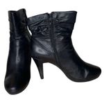 Worthington Women's Hidden Platform Leather Ankle Bootie Spiked Heel Zip Sz 9.5M Photo 2