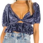 Free People velvet twist top Photo 1