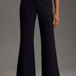 Anthropologie  The Naomi Ponte Wide-Leg Flare Pants by Maeve in Black W1702 Sz 10 Photo 4