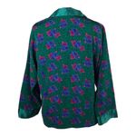 Victoria's Secret Vintage Victoria’s Secret Gold Label Floral Green Pajamas set size small * Photo 5