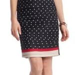 White House | Black Market Size 4 Polka Dot Red Accent Ruffle Pencil Skirt WHBM Photo 7