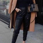 Spanx • faux leather joggers black sz S Photo 0