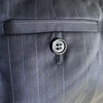 J.Crew  Women’s Navy Blue Wool Pinstripe Pencil Skirt Size 2 Photo 5