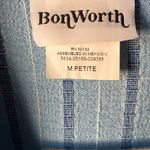Bonworth Vintage  Light Blue Striped Petite Top medium petite Photo 1