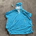 Lands’ End Beach Cover Up Short Sleeve Hoodie SIZE S Photo 0