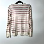 Club Monaco 100% merino wool striped sweater women’s large Photo 6