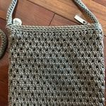 The Sak NEW Crochet Crossbody Purse Bag Tan Brown 8x7 Zipper Nylon Photo 1