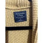 Abercrombie & Fitch Womens Yellow Wool Blend Oversized Open Cardigan Photo 5