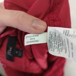 J.Crew Pintucked Pencil Skirt‎ Floral Lace F8660 Midi Pleated Red Women's Size 4 Photo 5