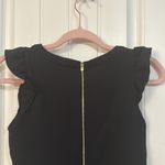 Sandro Peplum Dress Black Size 1 Small Photo 5