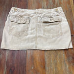 American Eagle Outfitters Beige Cargo Mini Skirt size 10 Vintage Y2K Photo 8