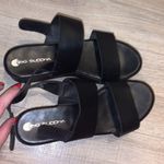 Big Buddha  black strappy platform sandals Photo 6